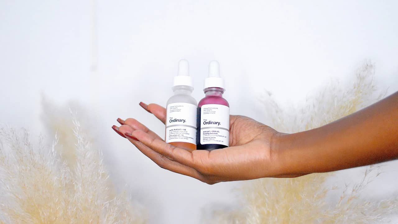 The Ordinary’s peeling products